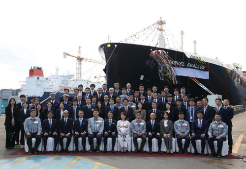 MOL’s LNG carrier newbuild named in South Korea