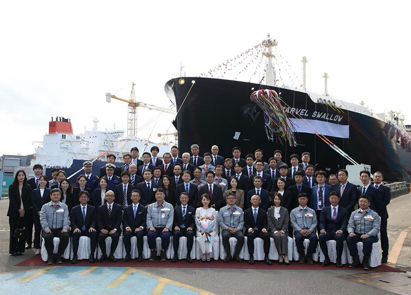 MOL’s LNG carrier newbuild named in South Korea