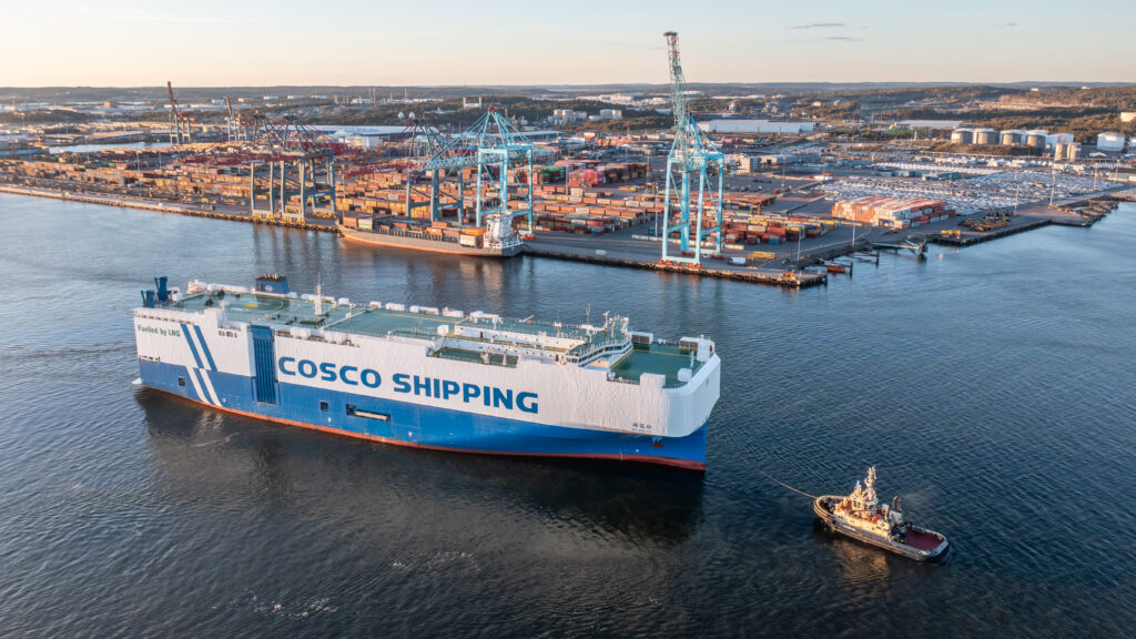 Port of Gothenburg launches direct service to Asia with COSCO’s ships