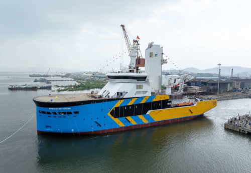 Windcat’s first groundbreaking CSOV launched by Damen