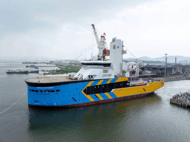 Windcat’s first groundbreaking CSOV launched by Damen