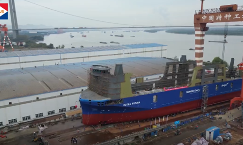 Newbuilding Mv Rotra Futura launching