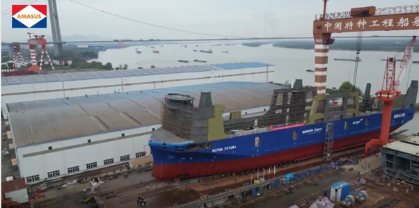 Newbuilding Mv Rotra Futura launching