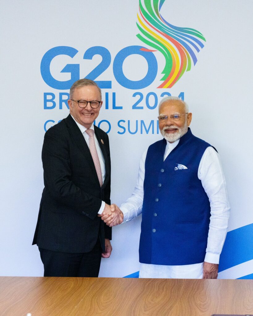 Australia partners with India in the renewable energy sector, ship building