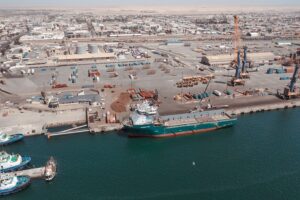 Bourbon Namibia base in Walvis Bay