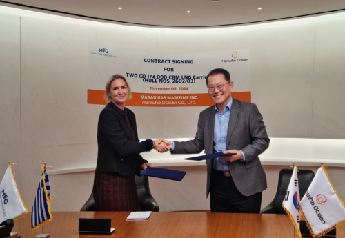 Maran Gas Maritime places for up to four LNG carrier orders at Hanwha