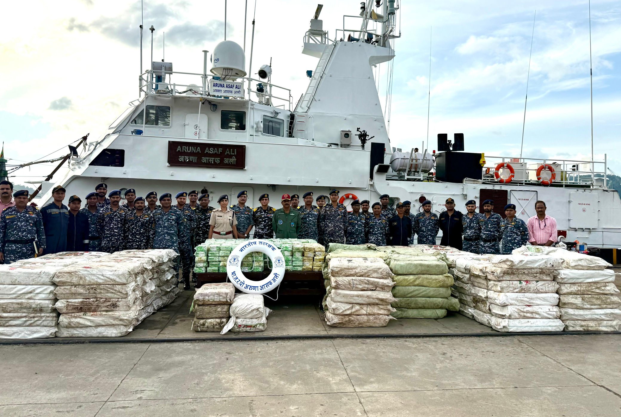 Biggest ever drug haul in India’s maritime history