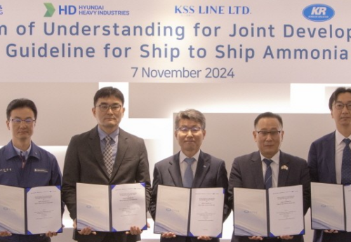 Korean majors, Liberian Registry to develop ship-to-ship ammonia bunkering guidelines