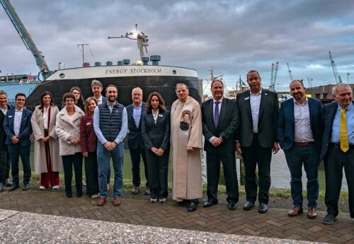 LNG tanker Energy Stockholm naming ceremony