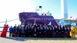 Northern Lights first liquefied CO2 transport ship ready for handover