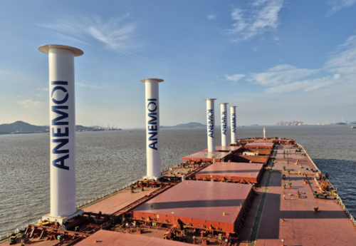 Anemoi completes large rotor sail installation onboard Vale VLOC