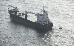 Ship abandoned after engine room flooded