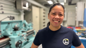 Ailene Barrios Furetank’s first female chief engineer