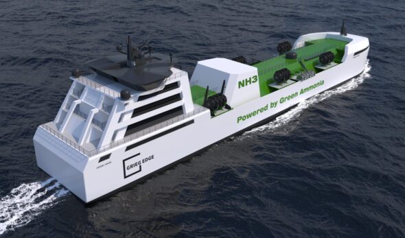 Enova awards NOK 80 million to green ammonia vessel project