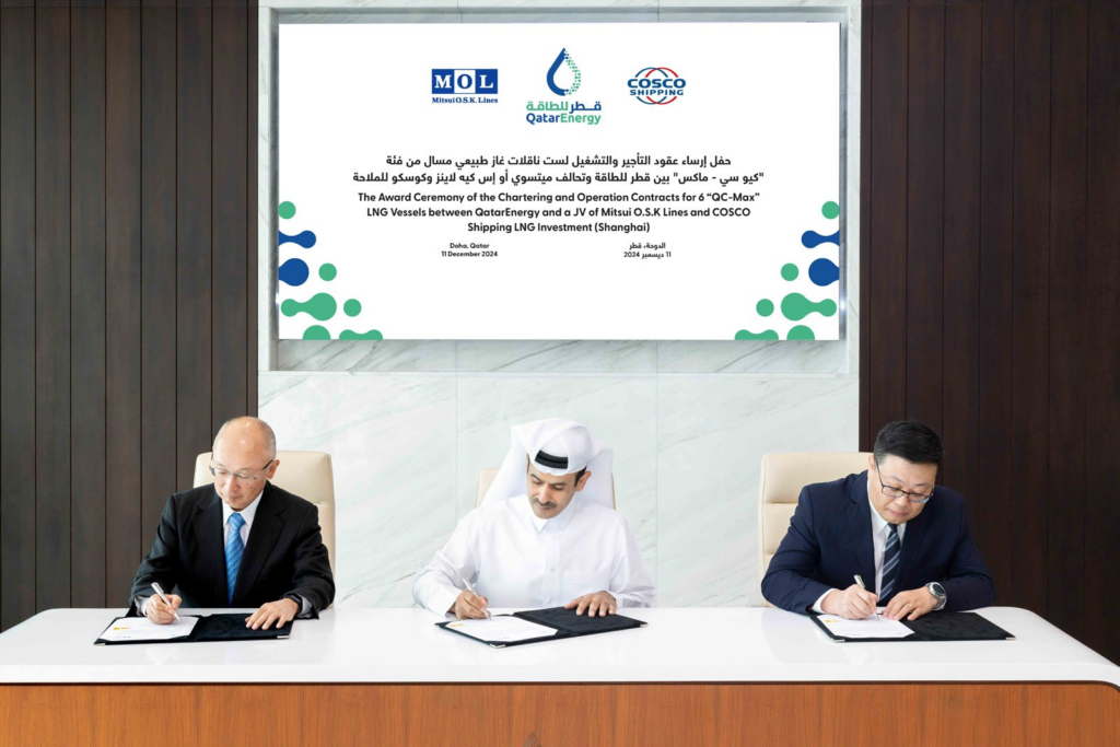 MOL-Cosco to own and operate QatarEnergy QC-Max LNG newbuildings