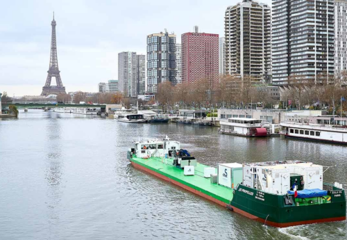 France’s ‘first’ hydrogen-powered inland vessel hits the water