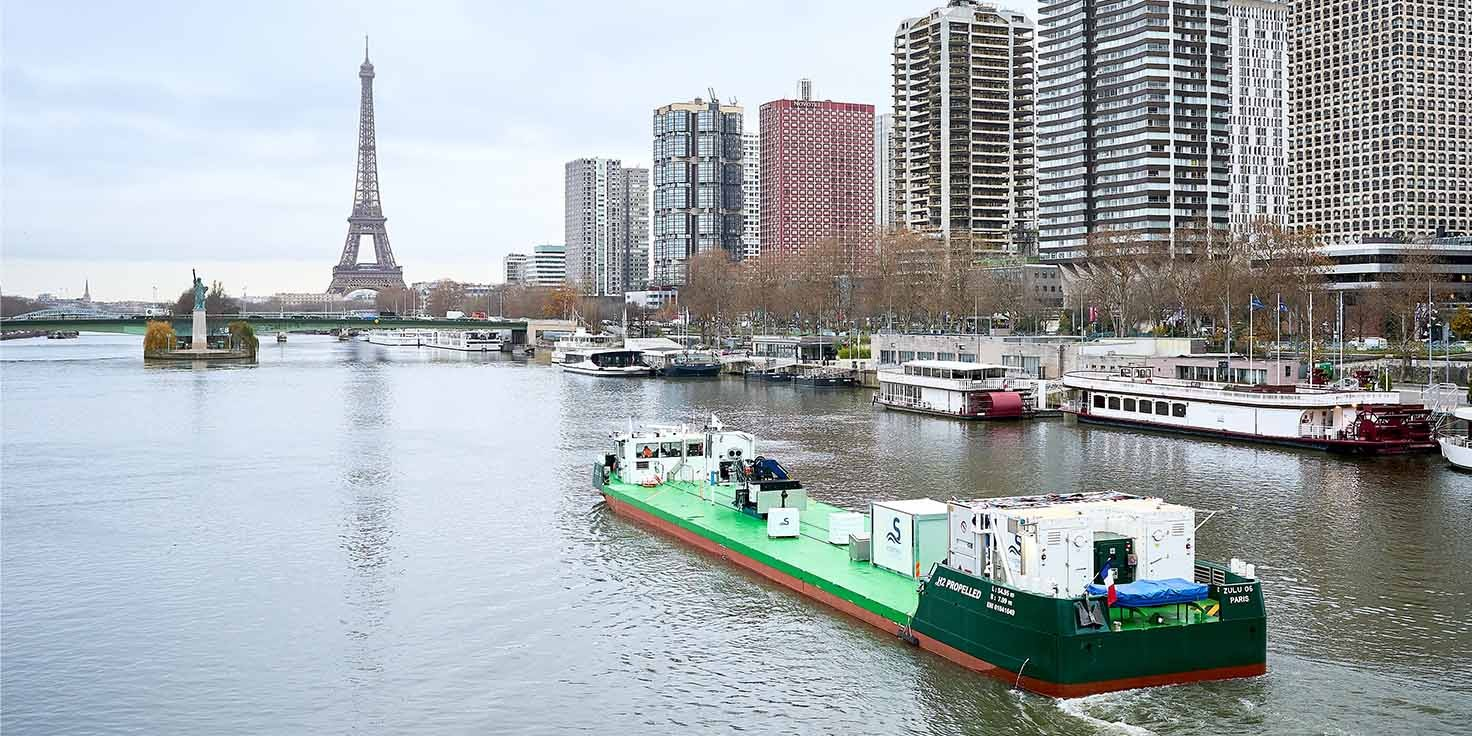 France’s ‘first’ hydrogen-powered inland vessel hits the water