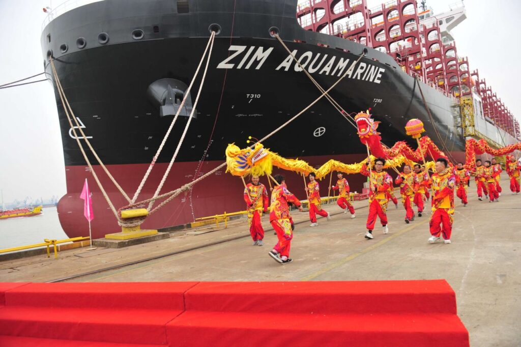 ZIM holds naming ceremonies of final two from 15 ships