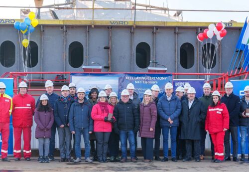 NKT Eleonora keel laying ceremony