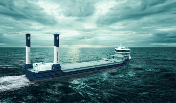 Berge Rederi inks rotor sail deal for North Sea general cargo vessels