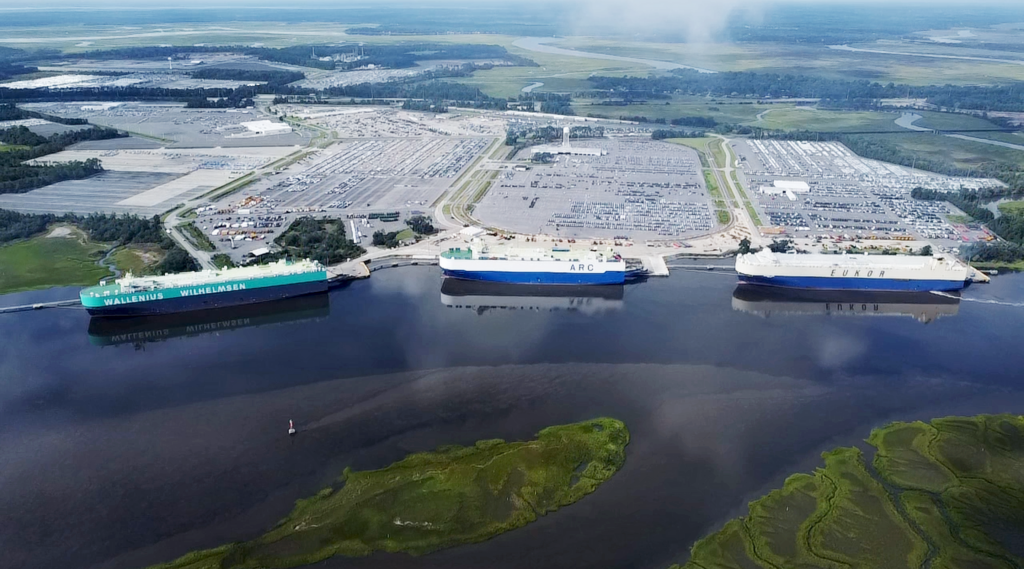 Wallenius Wilhelmsen Brunswich port terminal