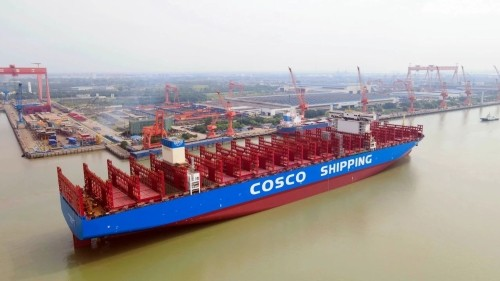 COSCO Shipping names China’s first large methanol dual-fuel boxship