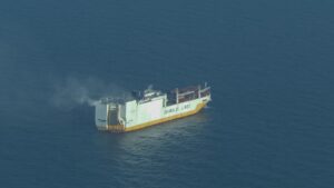 Ro-Ro/container carrier sparks international rescue mission