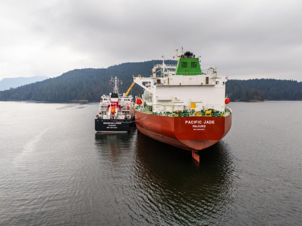 Seaspan puts Canada on the map with first ship-to-ship LNG bunkering