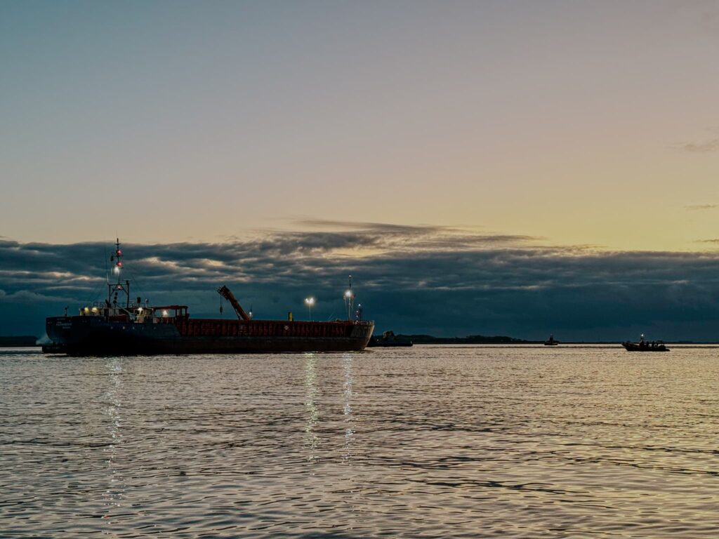 Cargo ship stuck near Brough refloated after two weeks