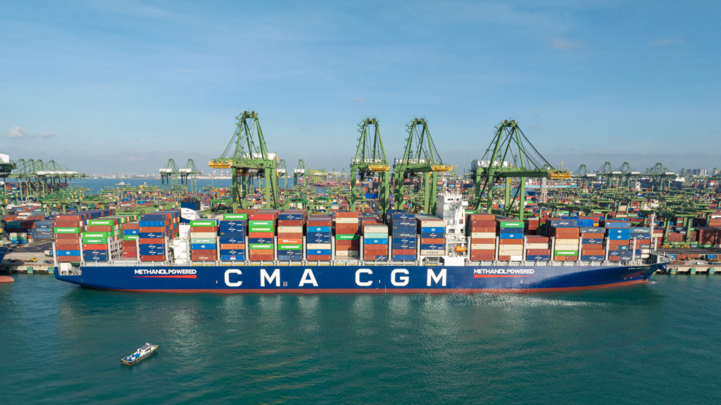 Hyunday Samho delivers first of 12 CMA CGM 13,000 TEUs vessel