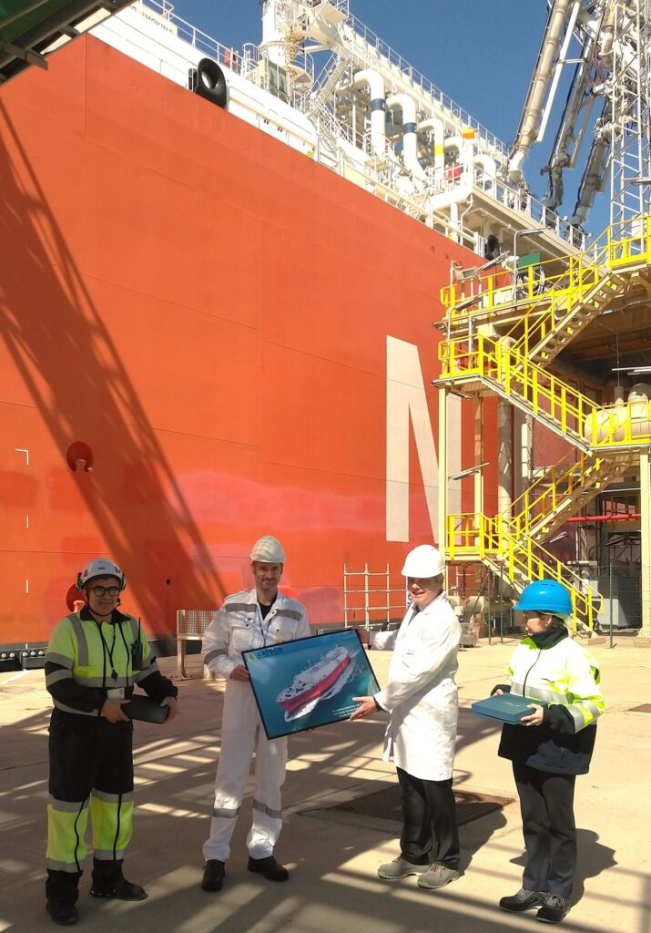 Latsco LNG carrier delivers 1000th cargo to Sagunto LNG terminal