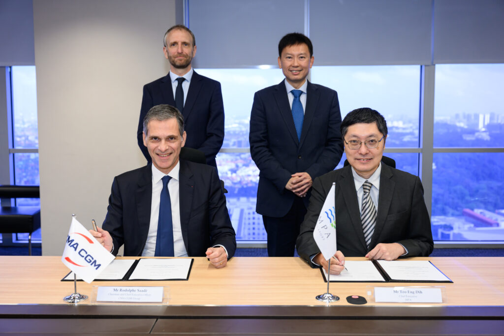 CMA CGM and MPA ink New Fuels and Digital MoU