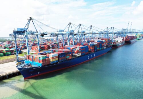 Emirates Shipping Line container vessel