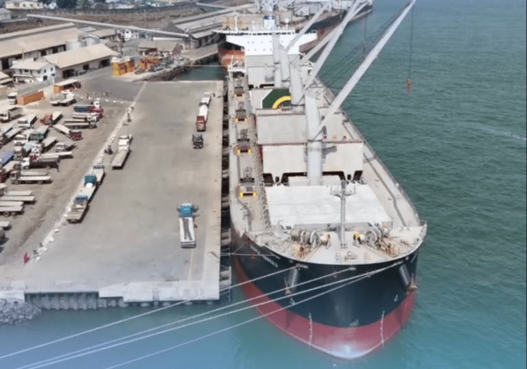 NSBT berth at Freetown