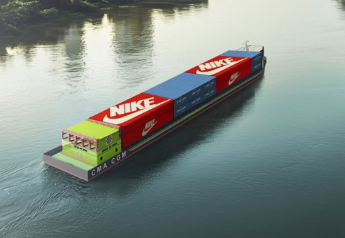 CMA CGM Launches First 100% Electric River Barge with NIKE in Vietnam