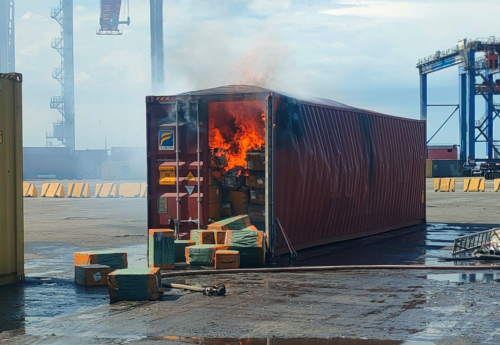 Container ship attack carrying military cargo to Odesa port; not a single military facility, says Ukraine