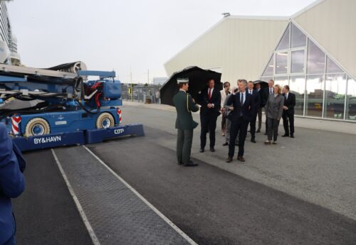Denmark’s King Frederik X inaugurates Copenhagen's cruise shore power facility