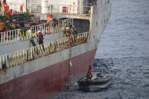 Indian Navy comes to aid of Oman-bound product tanker on fire