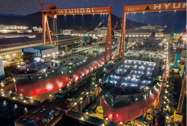 HD Hyundai Lands Mega-Order for Eight Containerships in Asia