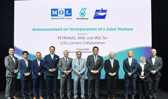 MOL, MISC, Petronas launch joint venture for LCO2 transportation