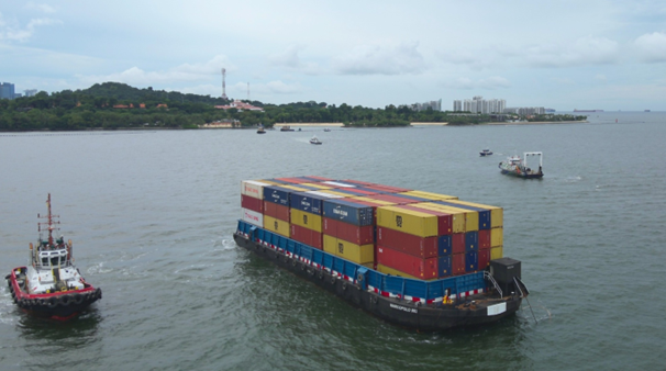 Barge grounded off Sentosa’s Tanjong Beach safely towed away: MPA