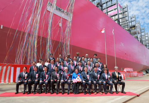 ONE welcomes sixth methanol and ammonia-ready boxship to fleet
