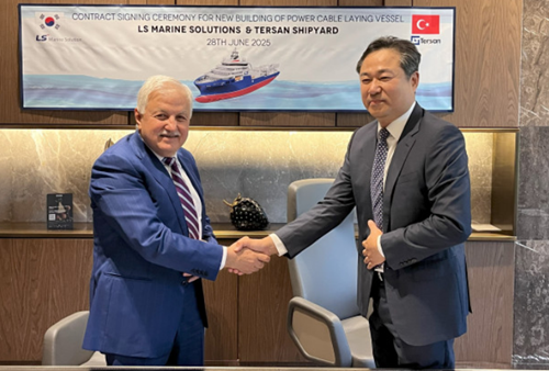 Tersan Shipyard, LS Marine Solution seal cable-laying vessel construction deal
