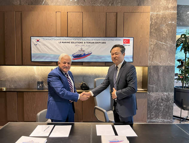 Tersan Shipyard, LS Marine Solution seal cable-laying vessel construction deal