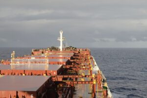 Eeck of a panamax bulk carrier