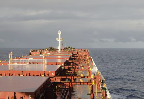 Eeck of a panamax bulk carrier