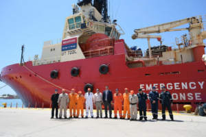 Greece deploys giant salvage vessel to safeguard Red Sea shipping and Greek vessels