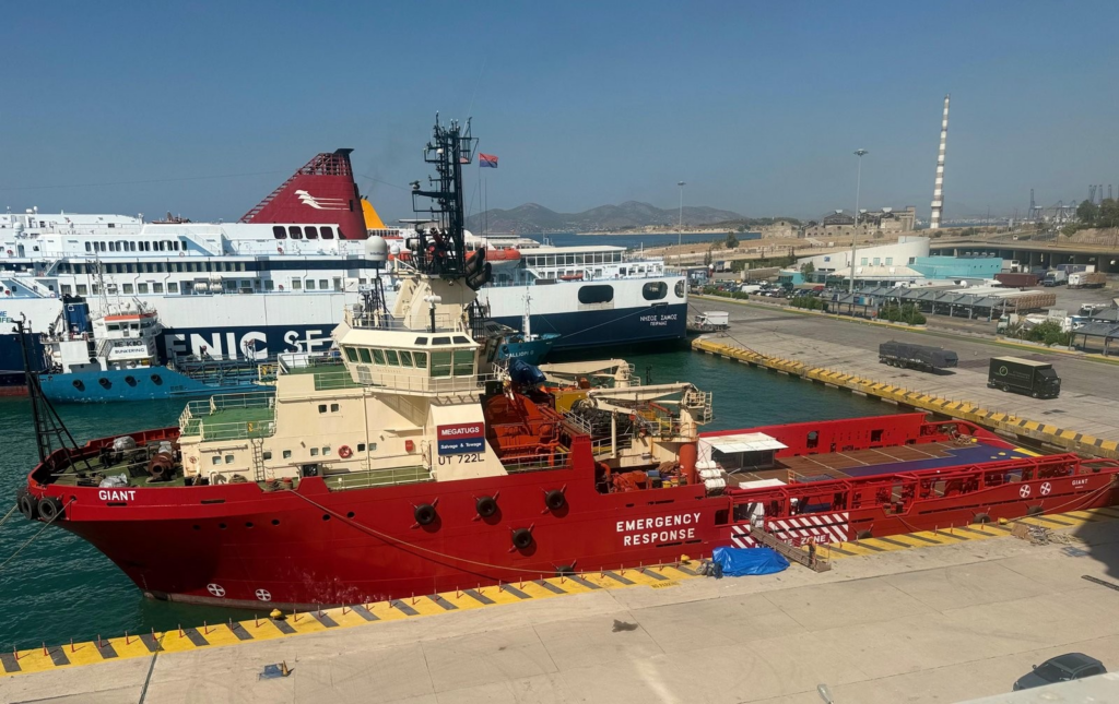 Greece deploys giant salvage vessel to safeguard Red Sea shipping and Greek vessels