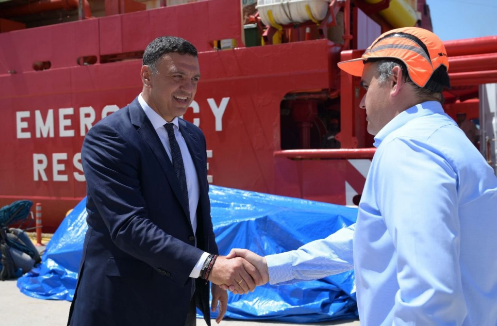Greece deploys giant salvage vessel to safeguard Red Sea shipping and Greek vessels