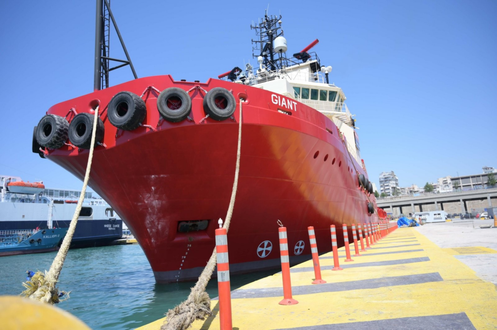 Greece deploys giant salvage vessel to safeguard Red Sea shipping and Greek vessels